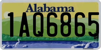 AL license plate 1AQ6865