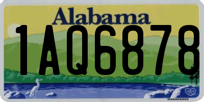 AL license plate 1AQ6878