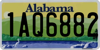 AL license plate 1AQ6882