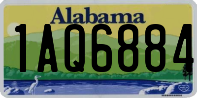 AL license plate 1AQ6884