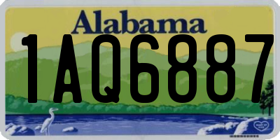 AL license plate 1AQ6887