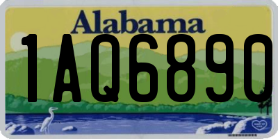 AL license plate 1AQ6890