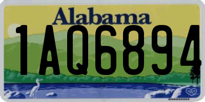 AL license plate 1AQ6894