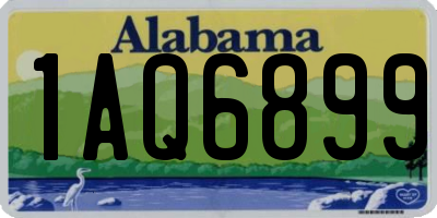 AL license plate 1AQ6899