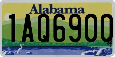 AL license plate 1AQ6900