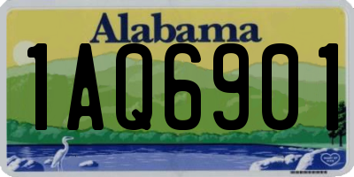 AL license plate 1AQ6901