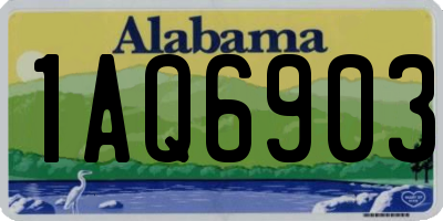 AL license plate 1AQ6903