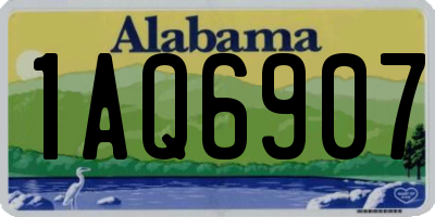 AL license plate 1AQ6907