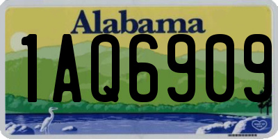 AL license plate 1AQ6909