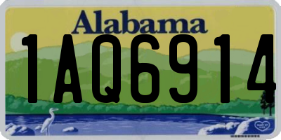 AL license plate 1AQ6914