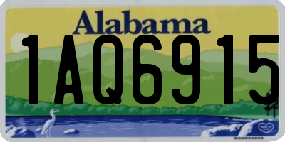AL license plate 1AQ6915