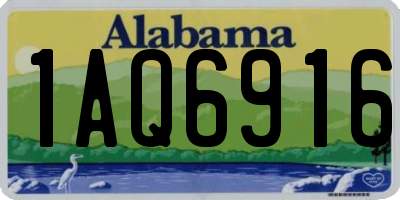 AL license plate 1AQ6916