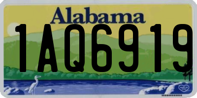 AL license plate 1AQ6919
