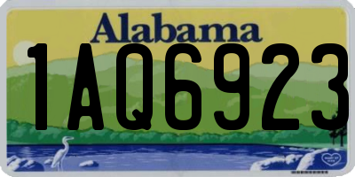 AL license plate 1AQ6923
