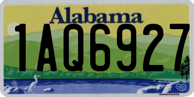 AL license plate 1AQ6927