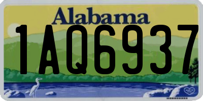 AL license plate 1AQ6937