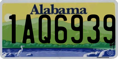 AL license plate 1AQ6939