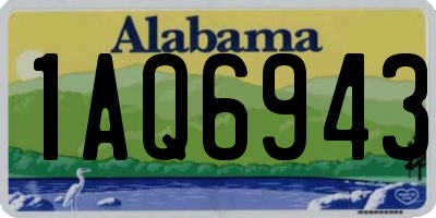 AL license plate 1AQ6943