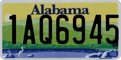 AL license plate 1AQ6945