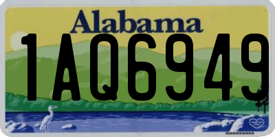 AL license plate 1AQ6949
