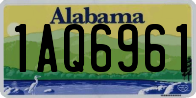 AL license plate 1AQ6961