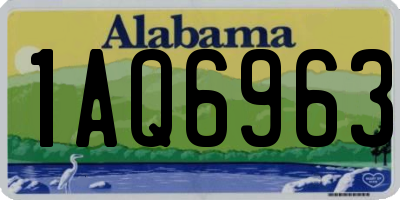 AL license plate 1AQ6963