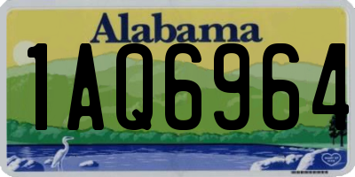 AL license plate 1AQ6964