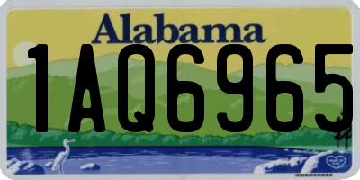 AL license plate 1AQ6965