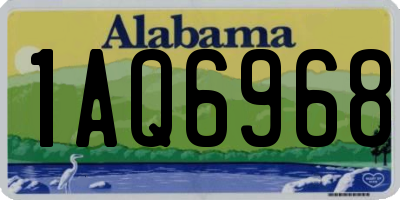 AL license plate 1AQ6968