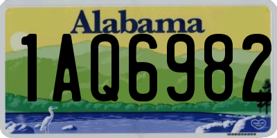 AL license plate 1AQ6982