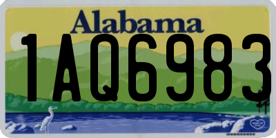 AL license plate 1AQ6983