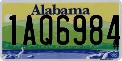 AL license plate 1AQ6984