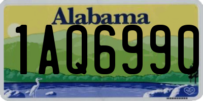 AL license plate 1AQ6990