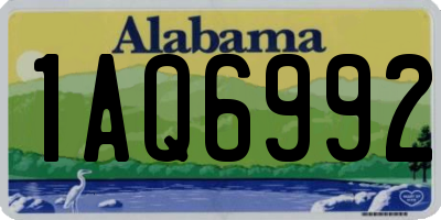 AL license plate 1AQ6992