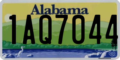 AL license plate 1AQ7044