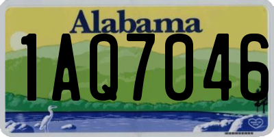 AL license plate 1AQ7046