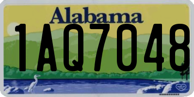 AL license plate 1AQ7048