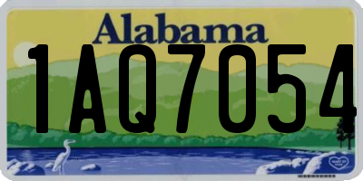 AL license plate 1AQ7054