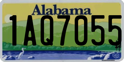 AL license plate 1AQ7055