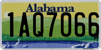 AL license plate 1AQ7066