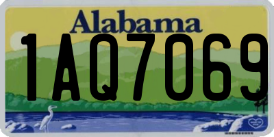 AL license plate 1AQ7069