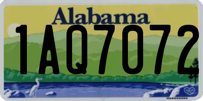 AL license plate 1AQ7072
