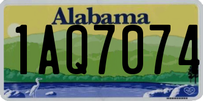 AL license plate 1AQ7074
