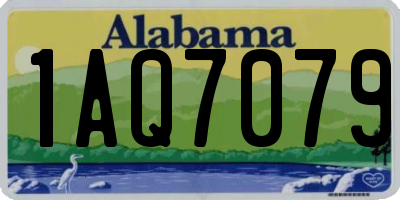 AL license plate 1AQ7079