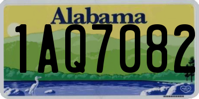 AL license plate 1AQ7082