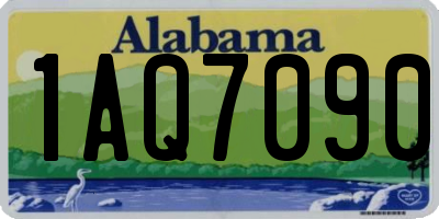 AL license plate 1AQ7090