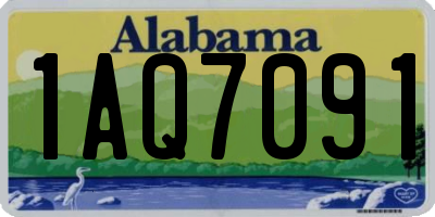 AL license plate 1AQ7091