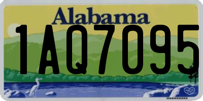 AL license plate 1AQ7095