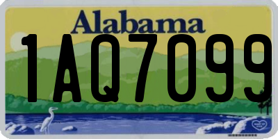 AL license plate 1AQ7099