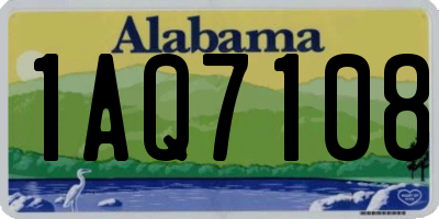 AL license plate 1AQ7108